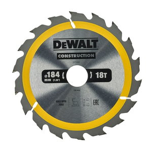 DEWALT list kružne pile, za drvo, 184x30mm 18Z  - DT1941-QZ