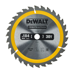 DEWALT list kružne pile, za drvo, 184x16mm 30Z - DT1940-QZ