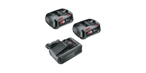 BOSCH početni set 18V (2 baterije x 2.5 Ah + punjač AL 18-44)