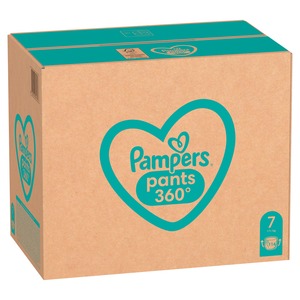 Pampers 360° pelene-gaćice, vel. 7 (17+ kg), 114 kom