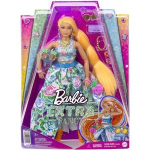 Barbie Extra Fancy - lutka s plavom haljinom i dodacima