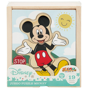 Drvene Puzzle - Mickey Mouse, 19 kom