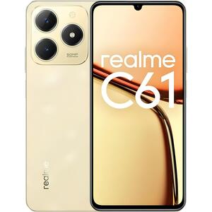 Realme C61, 6GB/256GB, zlatni