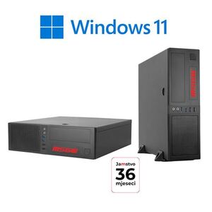 MSGW Office i190, Intel Core i3-12100, 8GB RAM, 500GB M.2 SSD, Intel UHD Graphics 730, Windows 11 Pro, stolno računalo