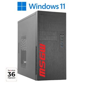 MSGW Office i189, Intel Core i5-14400, 16GB RAM, 1TB M.2 SSD, Intel UHD Graphics 730, Windows 11 Pro, stolno računalo