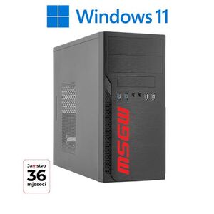 MSGW Office i193, Intel Core i5-12400, 16GB RAM, 1TB M.2 SSD, Intel UHD Graphics 730, Windows 11 Pro, stolno računalo