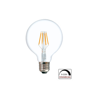 X-LIGHT Retro Filament LED žarulja G80 - E27 4W 2700K 360lm dimabilna topla bijela