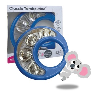 Edushape igračka Classic Tambourine. Blue