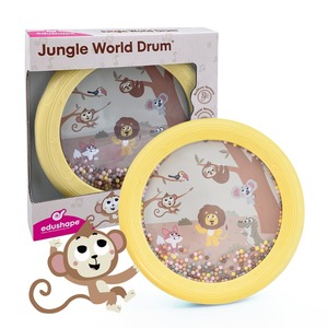 Edushape igračka bubanj Jungle World Drum, Boho Chic