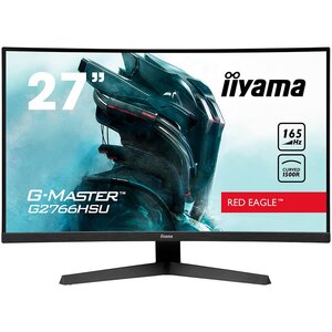 IIYAMA monitor G2766HSU-B1, 27", VA, FHD, 165Hz, 1ms, FreeSync Premium, HDMI, DP, zvučnici, zakrivljeni