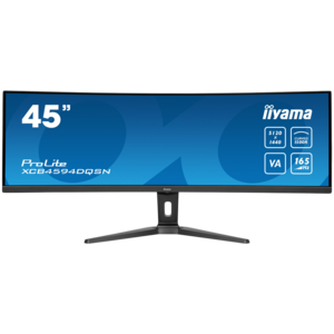 IIYAMA monitor XCB4594DQSN-B1, 45", VA, DQHD, 165Hz, 0.8ms, HDMI, DP, USB-C, zvučnici, zakrivljeni