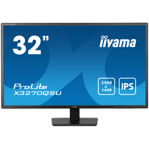 IIYAMA monitor X3270QSU-B1, 31.5", IPS, WQHD, 3ms, 100Hz, HDMI, DP, zvučnici