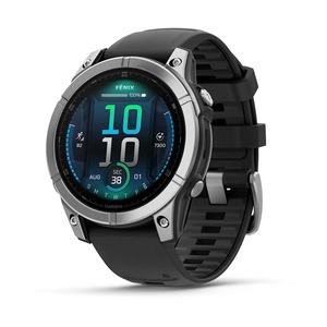 Garmin Fenix E, AMOLED, 47 mm, Stainless Steel/Black, 010-03025-00, pametni sat