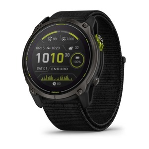 Garmin Enduro 3, Tamnosivi titanijski s DLC slojem i crnim remenom, 010-02751-01, pametni sat