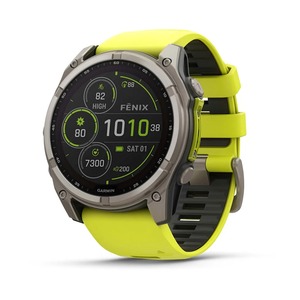 Garmin Fenix 8 Sapphire SOLAR, 51 mm, Amp Yellow/Graphite, 010-02907-21, pametni sat