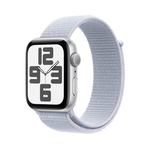 Apple Watch SE (3rd gen) 2024 - GPS 44mm Silver Aluminium Case with Blue Cloud Sport Loop, pametni sat