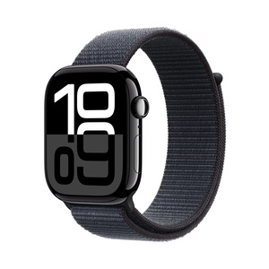 Apple Watch Series 10 GPS 42mm Jet Black Aluminium Case with Ink Sport Loop, pametni sat