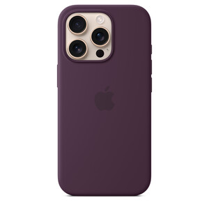 Apple iPhone 16 Pro Silicone Case s MagSafe, Plum (myym3zm/a)