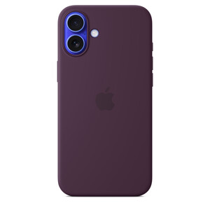 Apple iPhone 16 Plus Silicone Case s MagSafe, Plum (myyd3zm/a)