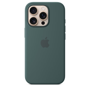 Apple iPhone 16 Pro Silicone Case s MagSafe, Lake Green (myyr3zm/a)