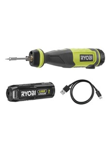 RYOBI akumulatorska lemilica RSI4-120G, 4V, Li-ion, 460°C, baterija 2.0Ah