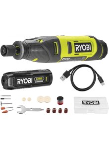 RYOBI akumulatorska roto glodalica RRT4-0, 4V, Li-ion, 3.2mm, 5000-25000 okr/min, baterija 2.0Ah