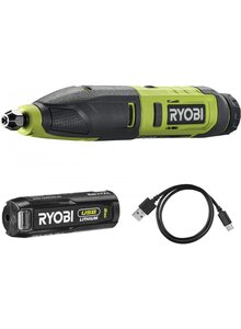 RYOBI aku roto glodalica RPC4-120G, 4V, Li-ion, 13000/min, baterija 2.0Ah