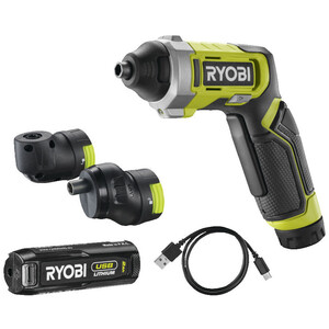 RYOBI akumulatorski odvijač RSD4-120TA2, 4V, Li-ion, 5Nm, 200 okr/min, baterija 2.0Ah