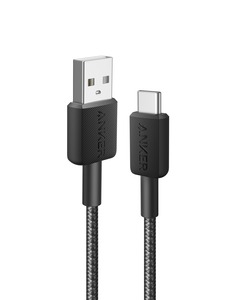 Anker 322 USB-A na USB-C kabel, 0.9m, crni