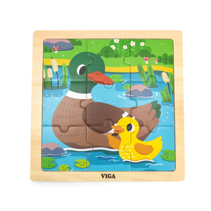 VIGA puzzle patka 9 kom