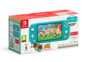 Nintendo Switch Console Lite - TURQUOISE TIMMY TOMMY ALOHA EDITION + 12mj NSO