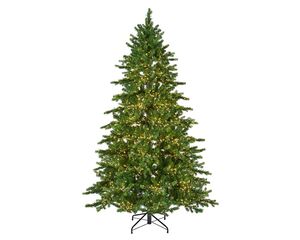Umjetno božićno drvce - 210cm Galloway zeleni LED, promjer: 130cm, 2140 grančica/4000L