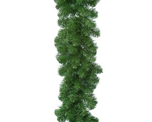 Girlanda zelena PVC - 270x30cm, 200 grančica