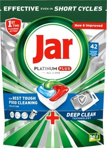 Jar Platinum+ tablete za pranje posuđa, Deep Clean, 42 kom