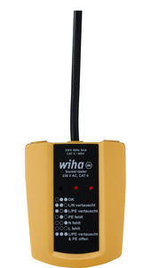 WIHA tester za utičnice 230V AC CAT II SB 255-61