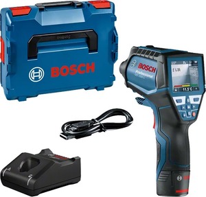 BOSCH Professional termodetektor GIS 1000 C + 1xGBA 12V 2.0Ah, L-BOXX