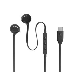 JBL T305C USB-C, In-Ear, žičane slušalice, crne