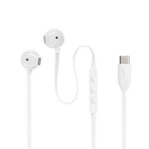 JBL T305C USB-C, In-Ear, žičane slušalice, bijele