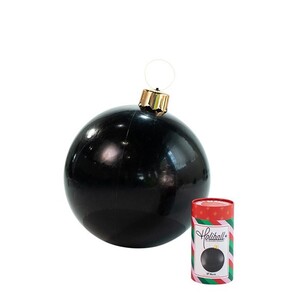 Holiball božićna kugla 46cm, crna