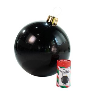 Holiball božićna kugla 76cm, crna