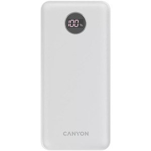 CANYON power bank PB-2002, 20000 mAh, PD 20W, QC 3.0, bijeli