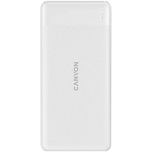 CANYON power bank PB-109, 10000 mAh, PD 18W, QC 3.0 20W, bijel