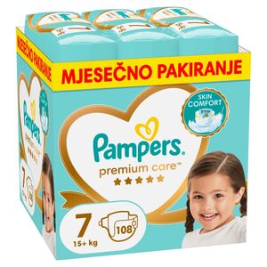 Pampers Premium Care, vel. 7, 108 kom