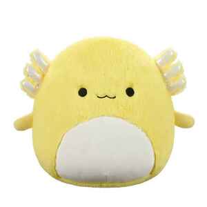 Squishmallows Fuzzamallow - Treyton - Žuti aksolotl - 30cm