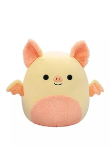 Squishmallows - Meghan - Krem-roza šišmiš s čupavim trbuščićem - 40cm