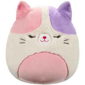 Squishmallows Fuzzamallow - Nell - Rozo ljubičasta Calico mačka - 30cm