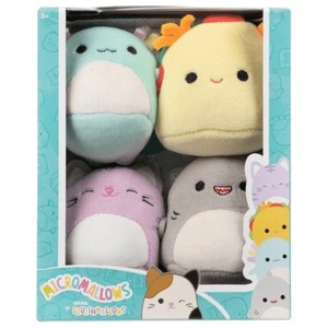 Squishmallows Micromallows - 4Pk (Gordon, Tex, Tabitha, Irina) - 6cm