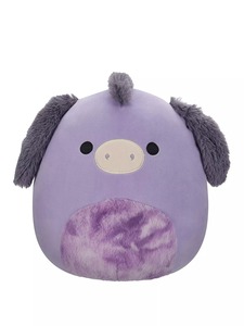 Squishmallows - Deacon - Ljubičasti magarac s tie-dye trbuhom - 30cm