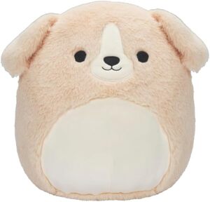 Squishmallows Fuzzamallow - Stevon - Žuto-smeđi pas - 30cm