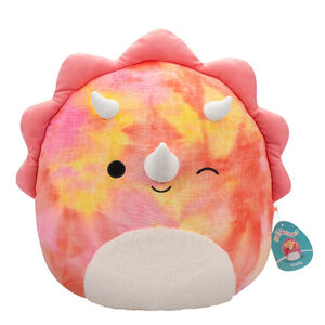 Squishmallows - Trinity - Roza triceratops s čupavim trbuščićem - 40cm